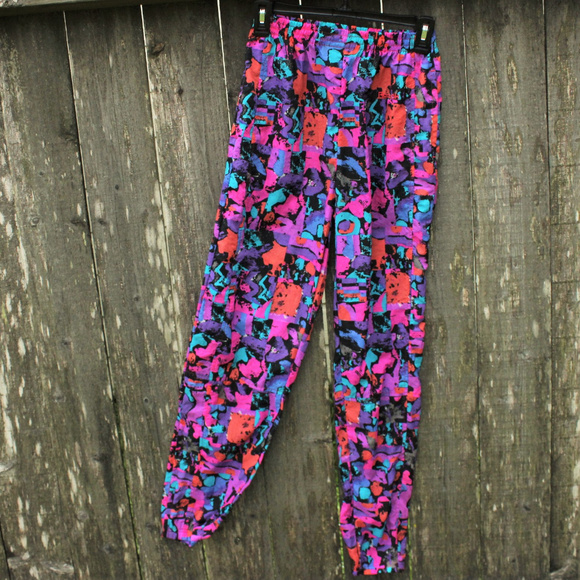 colorful track pants